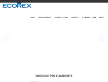 Tablet Screenshot of ecorex.it